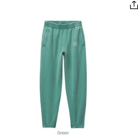 Alexander Wang Turquoise Ribbed Collar Top - Picture 3 of 13